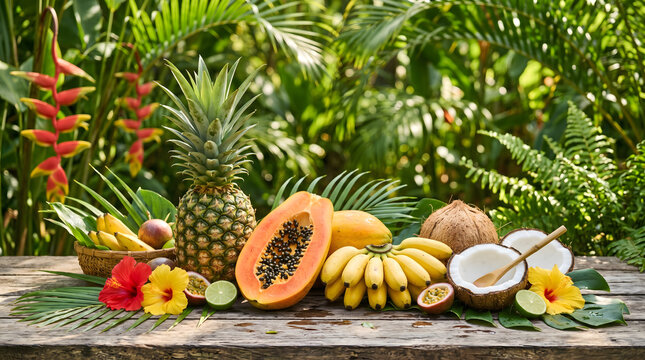 Tropical Fresh Fruit Paradise