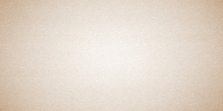 Rough brown cardboard texture and old beige paper background with a vintage grunge linen pattern and blank cream textile material design