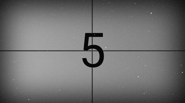 film countdown movie old film 10 second retro style film transitions, intros, and old movie effect overlays