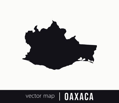 Oaxaca state map. Federative unit of Mexico. Vector map for any needs.