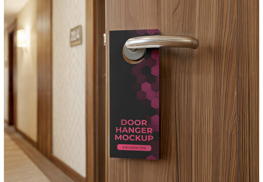 Door Hanger Mockup 6