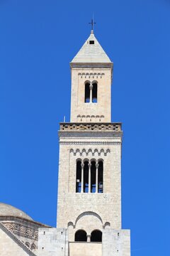 Bari, Italy - the Cathedral of St Sabinus. Old town church.