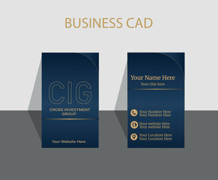 Learn to create an elegant business card design and impress your audience. Check out this template and customize it however you&rsquo;d like, playing with vector art and abstract elements.
