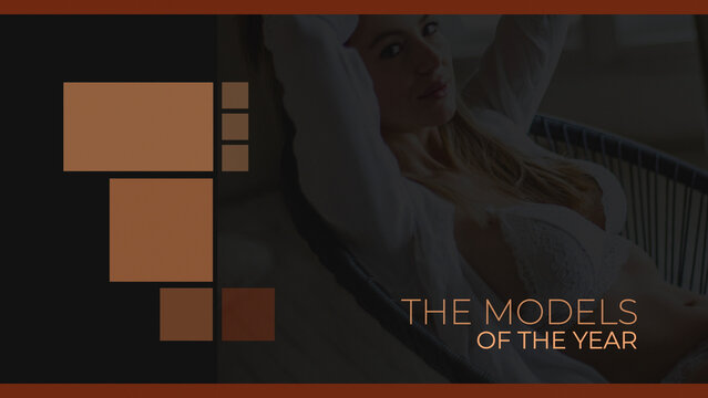 Block Split Screen Image Title Overlay
