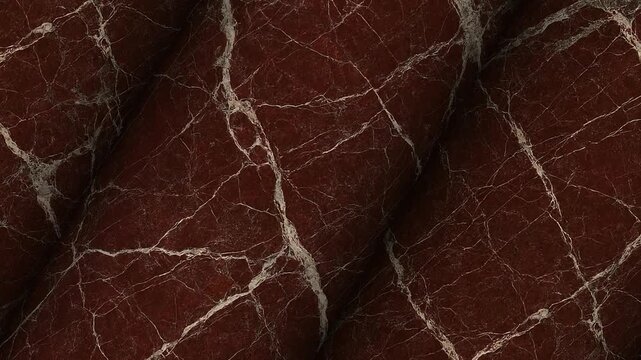 Rotating burgundy Rosso Levanto Marble texture for high contrast visual projects and luxurious cherry colored stone surfaces