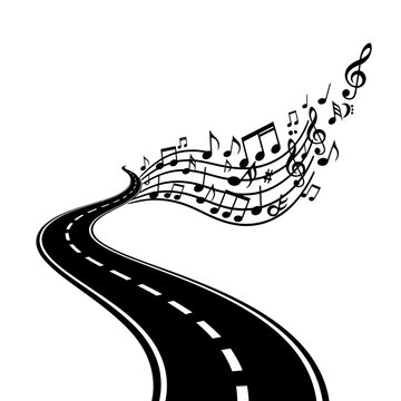 vector illustration of a music background