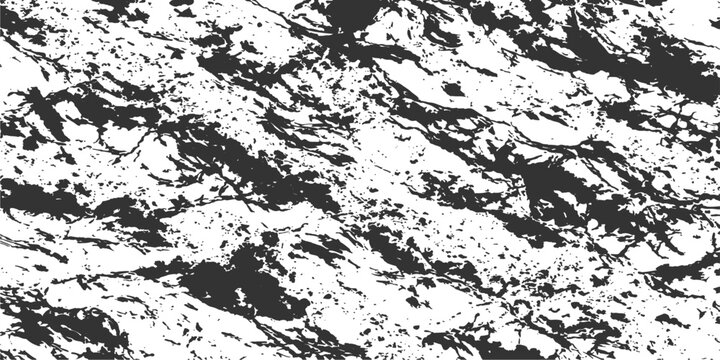 Vintage black and white tree bark texture vector illustration with a grungy ink splash border and dirty paint splatter pattern for an artistic wallpaper design