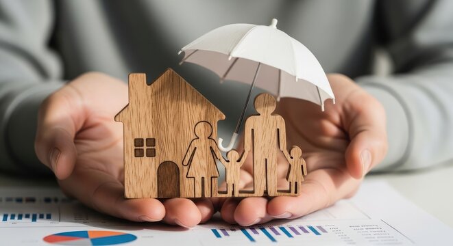Home insurance concept protecting your investment a business and financial security solution