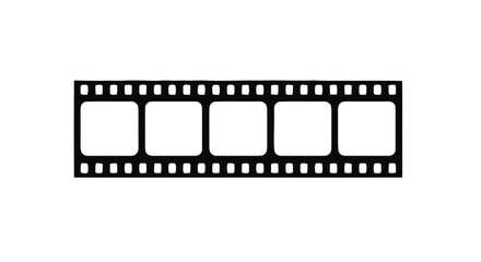 Fototapeta premium Vector illustration&nbsp;of film strip icon vector illustration on a transparent background