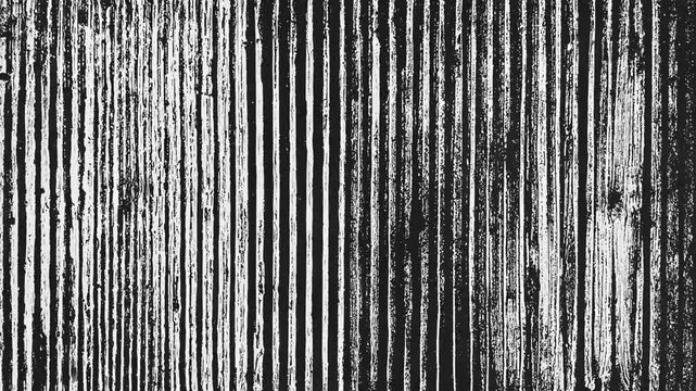 Black and White Vertical Line Grunge Texture Animation with Distressed Stripes Pattern for Abstract Background and Graphic Design