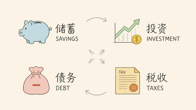 Financial Concepts Diagram