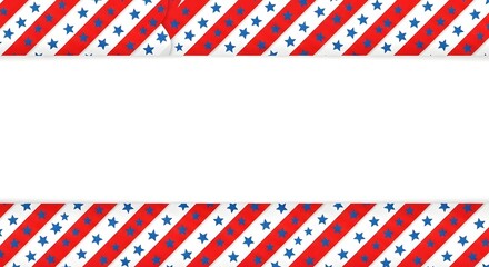 Obraz premium Festive independence day background patriotic stars and stripes for july 4th celebrations and american freedom