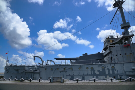 【神奈川】横須賀　三笠公園の記念艦　三笠