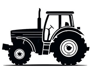 Obraz premium A tractor symbolize hard work on a farm with wheels and engine