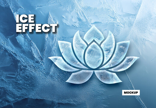Ice Effect Mockup