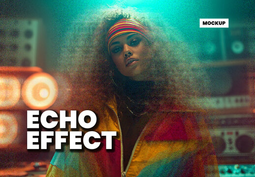 Echo Effect Mockup