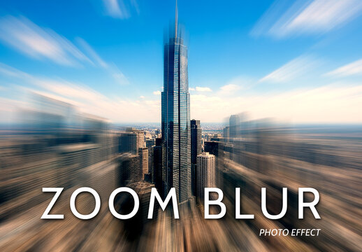 Zoom Blur Photo Effect