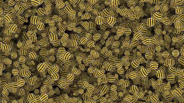 abstract background with a pattern of a leaf motion video move. circle yellow background