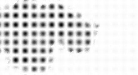 Fototapeta premium abstract halftone background isolated on transparent background digital texture