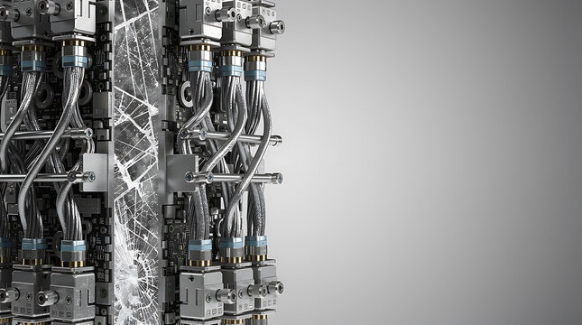 Absolute vertical trajectory boring through interwoven niobium-titanium superconducting coaxial groups anchored onto dense multiplexers with inferior right optical vacuum