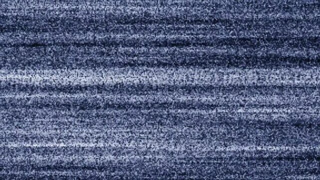 Analog TV Static Noise Texture Background &ndash; Black and White Signal Interference, Glitch and Distortion Effect. 4k Video