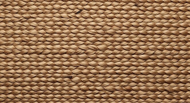 Close up view of a golden brown textured woven rattan mat surface pattern mat texture natural fiber organic pattern