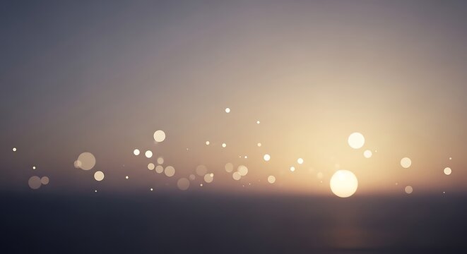 Abstract of glowing white light streaks on dark gradient background bokeh blur bright