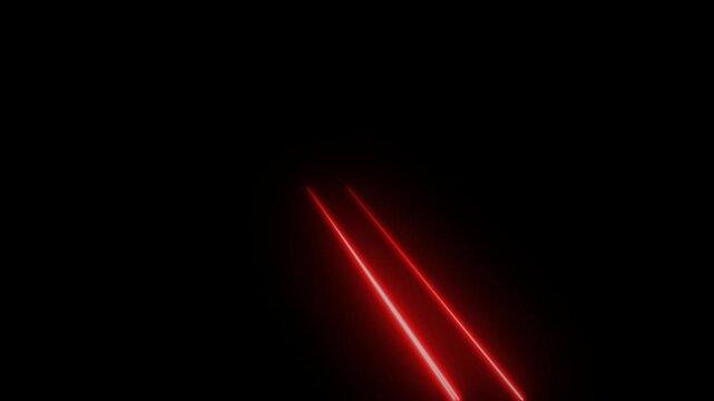 Red laser eyes shooting intense energy beams in cinematic dark background