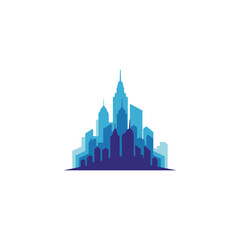 Fototapeta premium City Skyline with Tall Buildings.