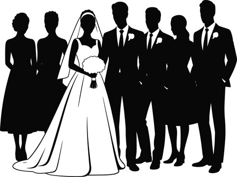 Bridesmaid Silhouette Images  Browse 4,273 Stock Photos, Vectors, and  Video | Adobe Stock