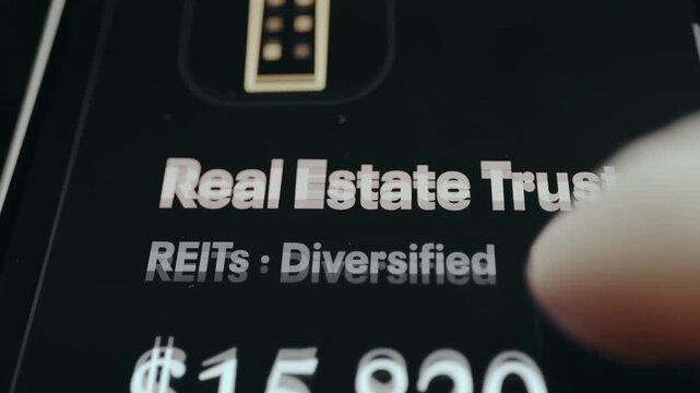 Total value for Real Estate Investment Trust portfolio