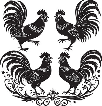 Cockfight vector design, cockfight vector svg, cockfight vector graphic, cockfight printable design