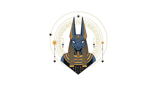 Anubis Egyptian God of Afterlife and Mummification.