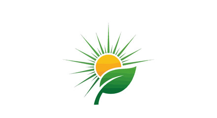 A Sunshine Logo Representing Nature, Energy, and a Bright And Peaceful Future for All
