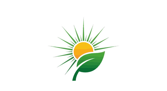A Sunshine Logo Representing Nature, Energy, and a Bright And Peaceful Future for All