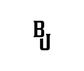 Black letters B and U on white background © Mahamud