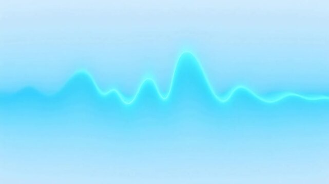 Abstract blue gradient landscape symbolizing peace, mindfulness, and relaxation
