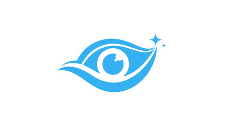 Fototapeta premium Abstract Eye Logo Depicting Vision, Clarity, and Innovation for Design Purposes