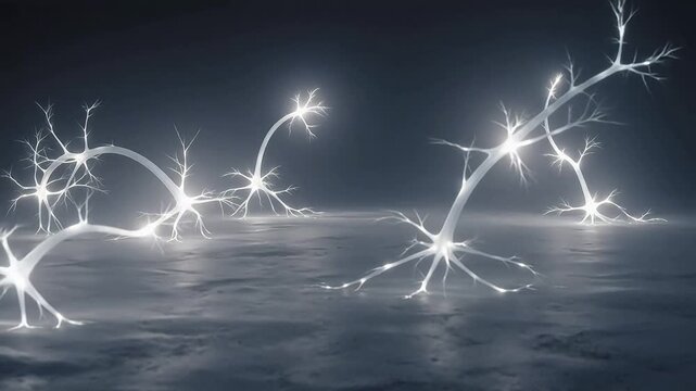 Glowing abstract treelike structures symbolizing trust, reliability, and security
