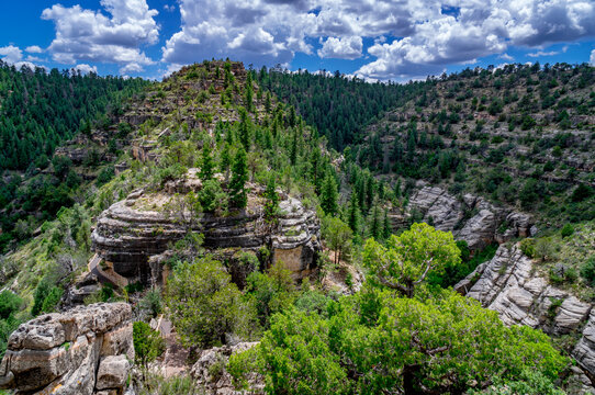 Walnut Canyon National Monument near Flagstaff Arizona