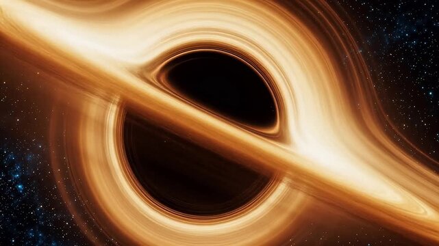 Black hole with accretion disk symbolizing luxury, elegance, and premium quality