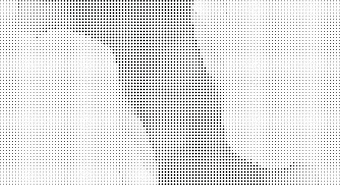Monochrome abstract pattern with pixelated and dithered effects creating a unique digital texture isolated on transparent background, Vector, illustration
