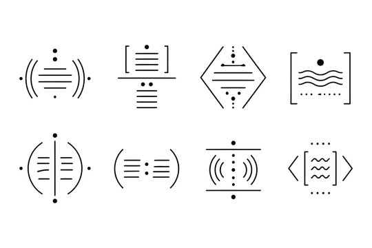 Feynman diagrams representing various particle interactions in quantum field theory