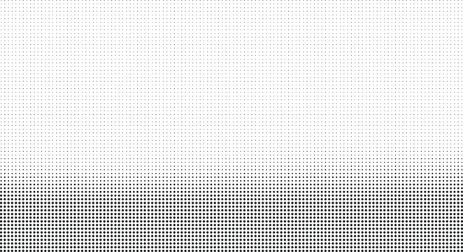 Abstract black and white digital glitch pattern with halftone dots and geometric shapes isolated on transparent background, Vector, illustration
