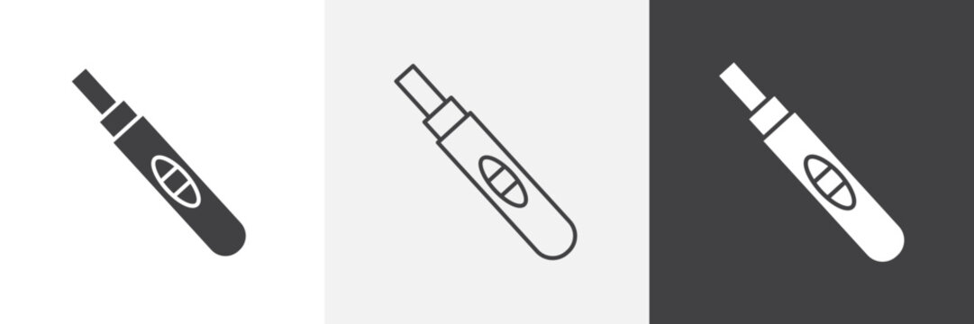 Pregnancy test icon element for design projects and web designs