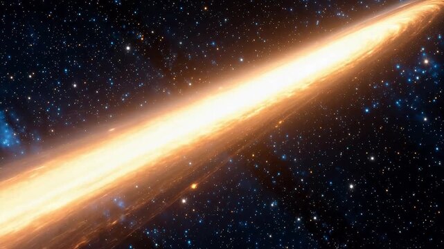 Space galaxy with star streak for engaging brand promotion and marketing