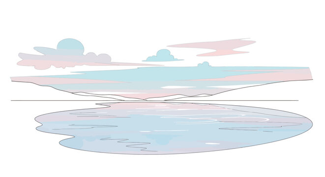 Water Body Reflection Surface Calm.