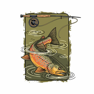 brown trout lures for lakes – PAN Handmade Color:2 1/4oz Chrome Green Mackerel Round Reel Pearl Pink Dot LT31 Fishing Boats Rod Pole