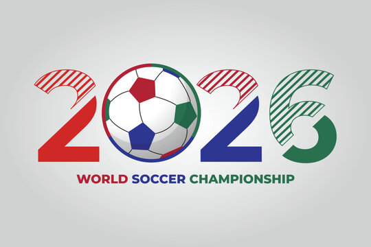 Patriotic Football Tournament 2026 Background with Flag Color Theme
