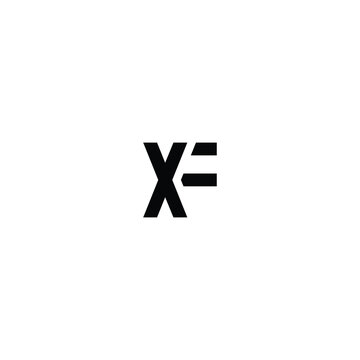An equal sign including the variable X